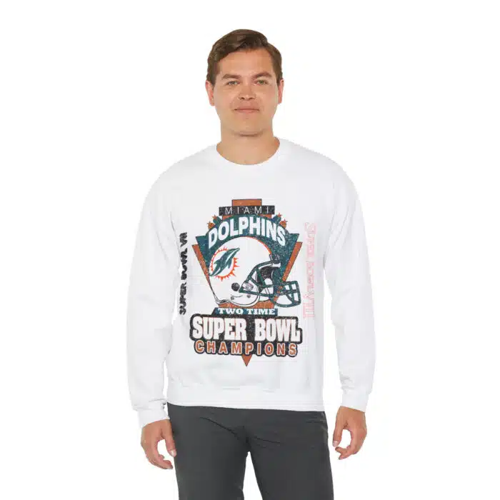 Vintage Dolphins Super Bowl Two Time Champions SW W