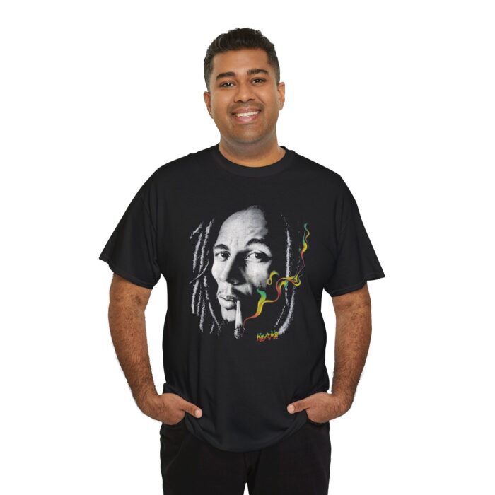 Vintage Bob Marley Kaya Man Smoking Spliff TS