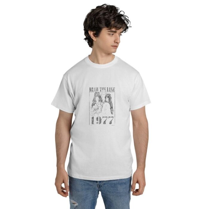 Adult Aerosmith Band Draw the Line 1977 ts