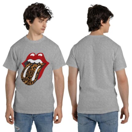 Adult Rolling Stones Classic Leopard Tongue