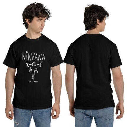 Adult Nirvana Band Chalk Outline In Utero
